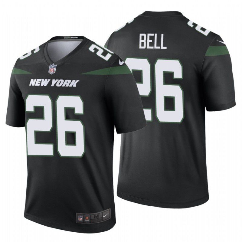 Men New York Jets #26 Le Veon Bell Nike Black Color Rush Legend NFL Jersey